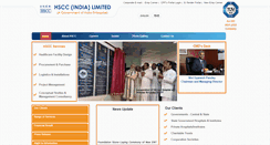 Desktop Screenshot of hsccltd.co.in